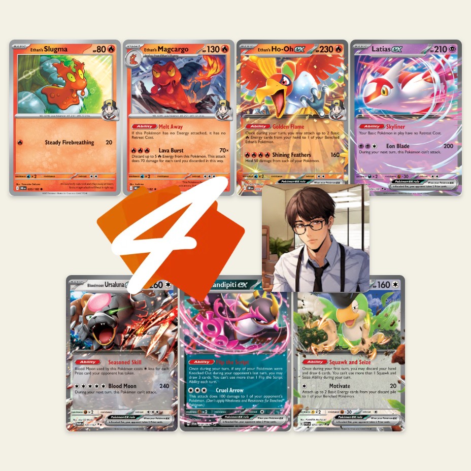 [PTCG Live] 350 Attack Every Turn! Magcargo/Ho-oh Decklist + Gameplay